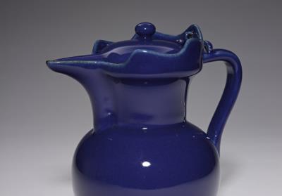 图片[2]-Monk’s cap ewer in cobalt blue glaze, Qing dynasty, Qianlong reign (1736-1795)-China Archive